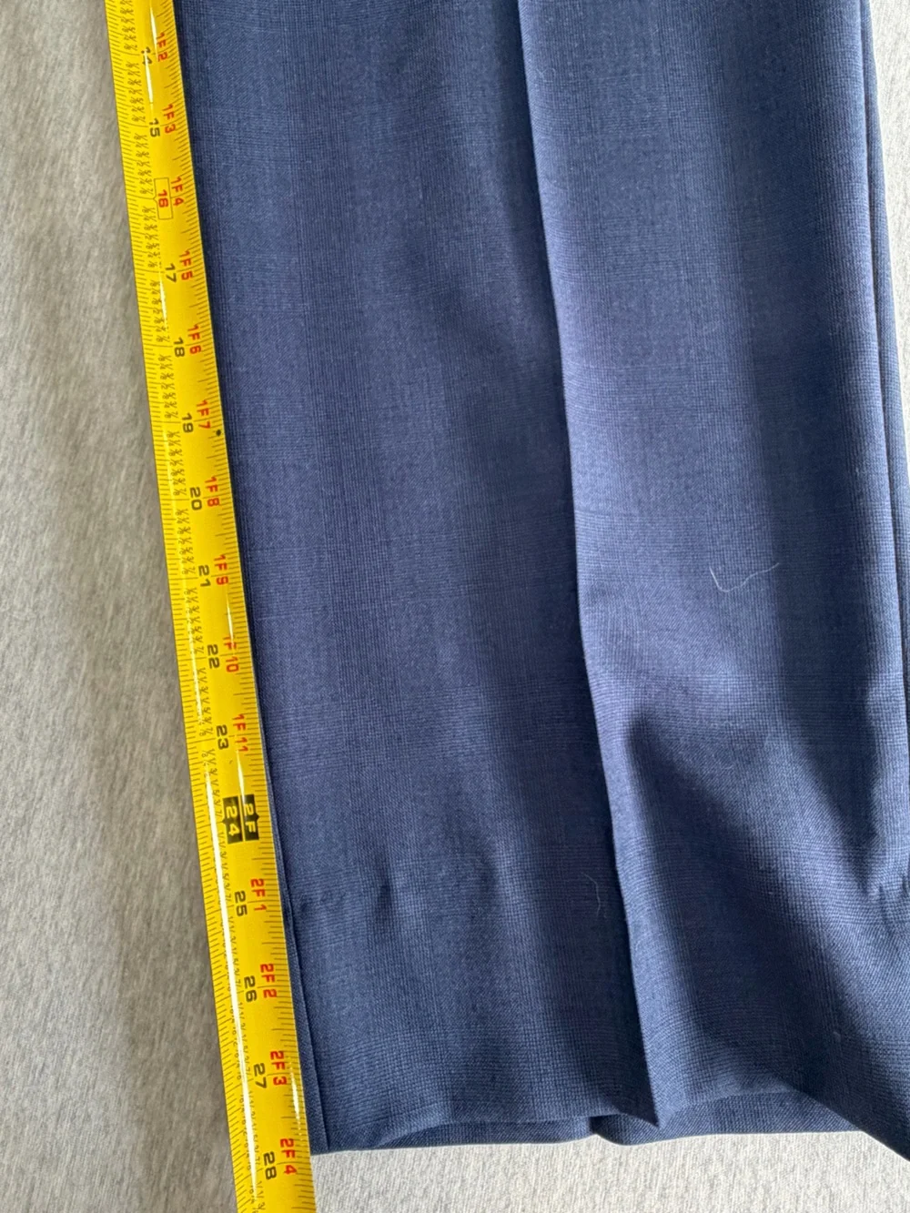 Lauren Ralph Lauren Suit Mens 44R Navy Blue 2 Button Wool Pants 38x28 Preppy